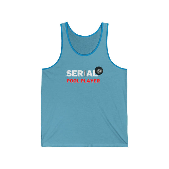 Serial Pool Player - 8 Ball - Unisex Tank Top - BFLY BILLIARDS