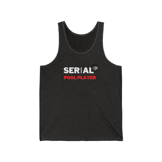 Serial Pool Player - 8 Ball - Unisex Tank Top - BFLY BILLIARDS
