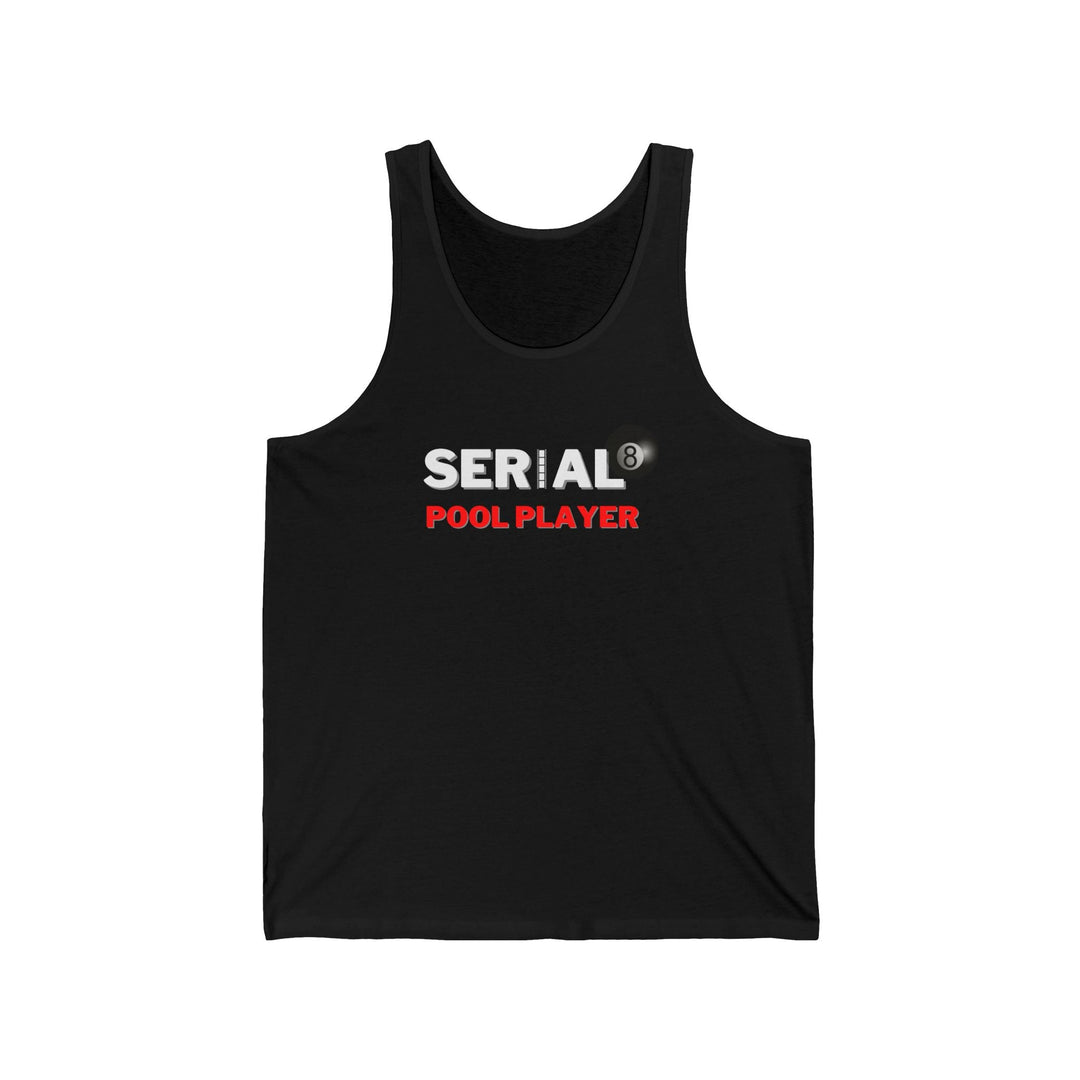 Serial Pool Player - 8 Ball - Unisex Tank Top - BFLY BILLIARDS
