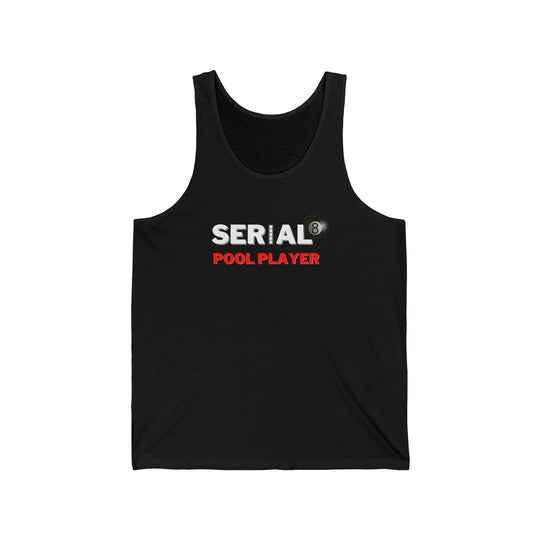 Serial Pool Player - 8 Ball - Unisex Tank Top - BFLY BILLIARDS