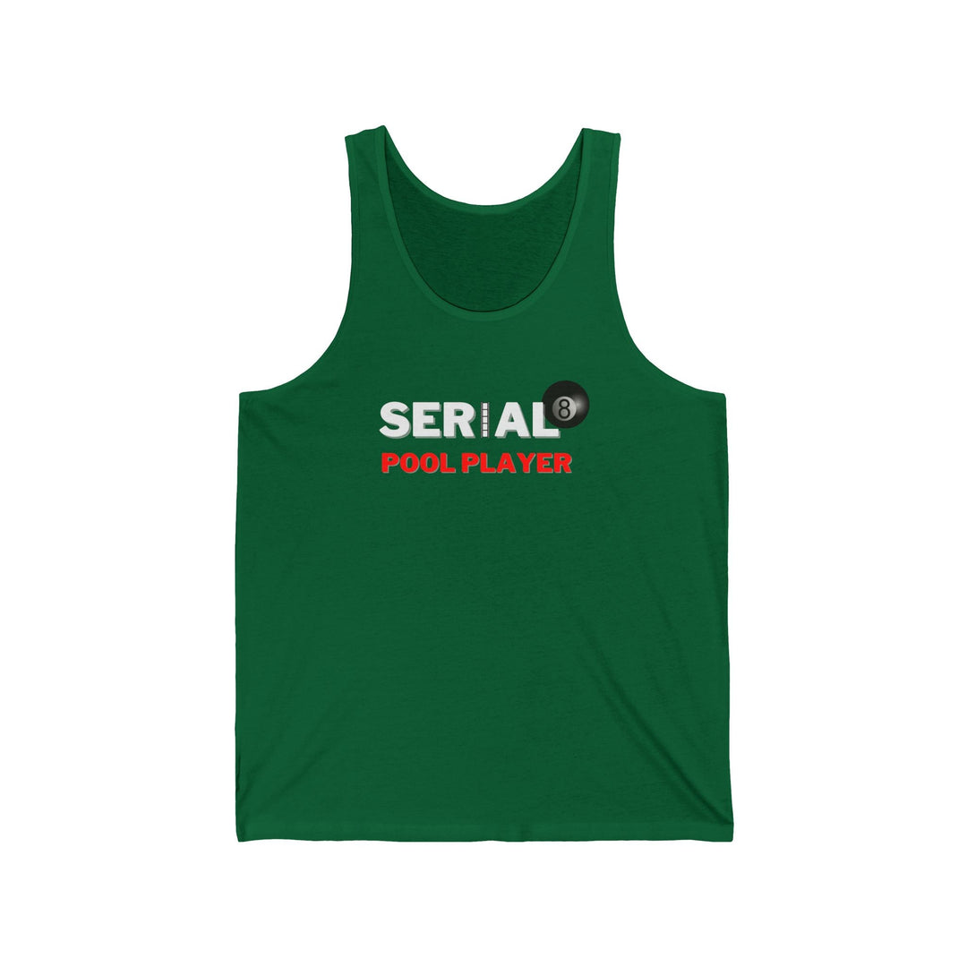 Serial Pool Player - 8 Ball - Unisex Tank Top - BFLY BILLIARDS