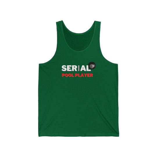 Serial Pool Player - 8 Ball - Unisex Tank Top - BFLY BILLIARDS