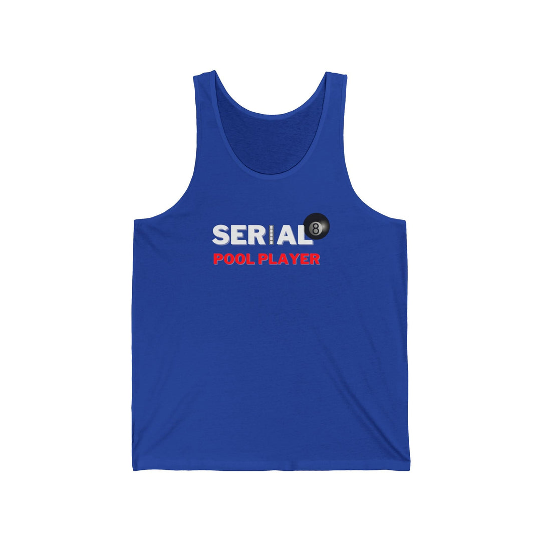 Serial Pool Player - 8 Ball - Unisex Tank Top - BFLY BILLIARDS
