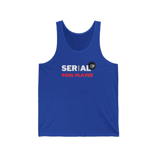 Serial Pool Player - 8 Ball - Unisex Tank Top - BFLY BILLIARDS