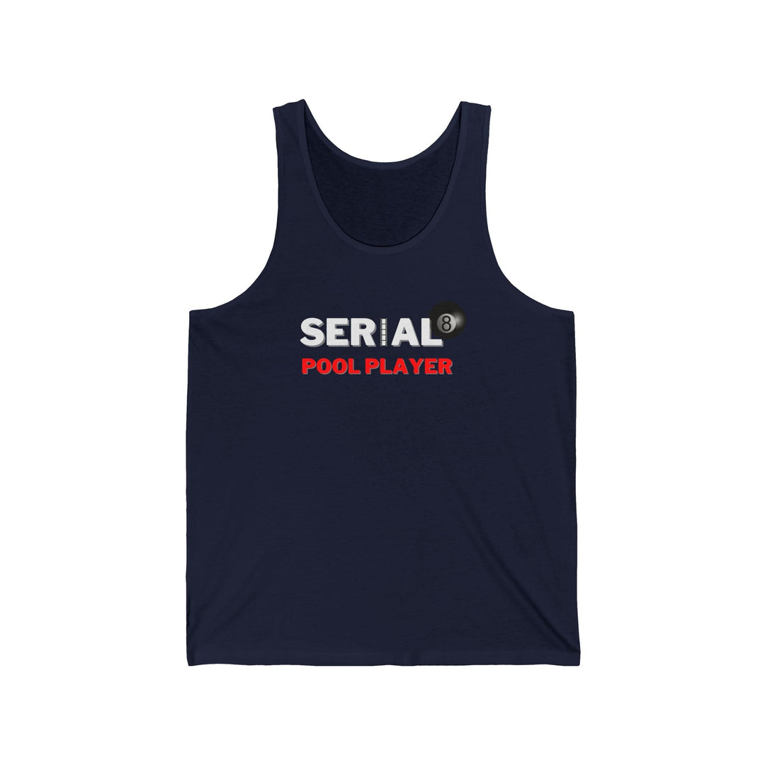 Serial Pool Player - 8 Ball - Unisex Tank Top - BFLY BILLIARDS