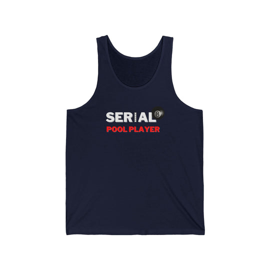 Serial Pool Player - 8 Ball - Unisex Tank Top - BFLY BILLIARDS