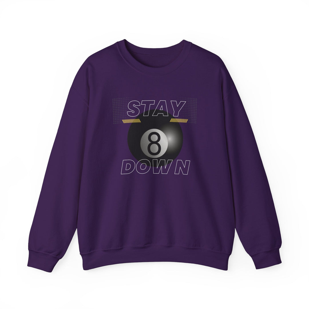 Stay Down 8 Ball Billiards - Unisex Crewneck Sweatshirt - BFLY BILLIARDS