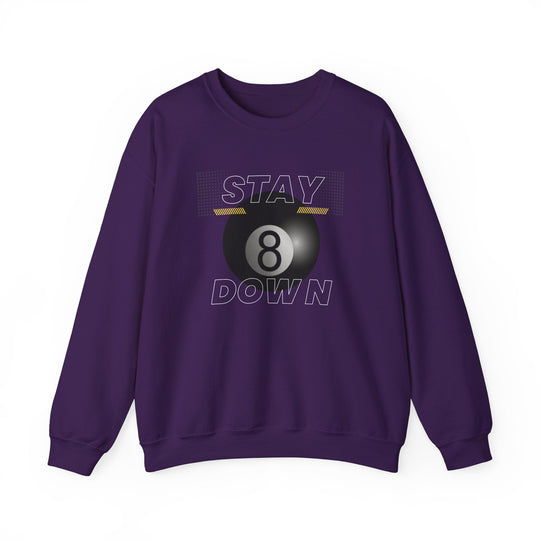 Stay Down 8 Ball Billiards - Unisex Crewneck Sweatshirt - BFLY BILLIARDS