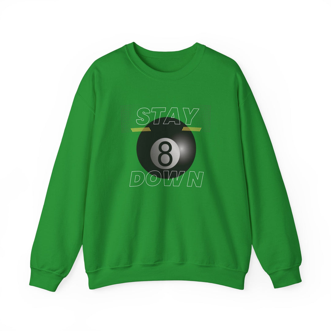 Stay Down 8 Ball Billiards - Unisex Crewneck Sweatshirt - BFLY BILLIARDS