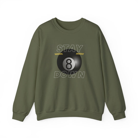 Stay Down 8 Ball Billiards - Unisex Crewneck Sweatshirt - BFLY BILLIARDS