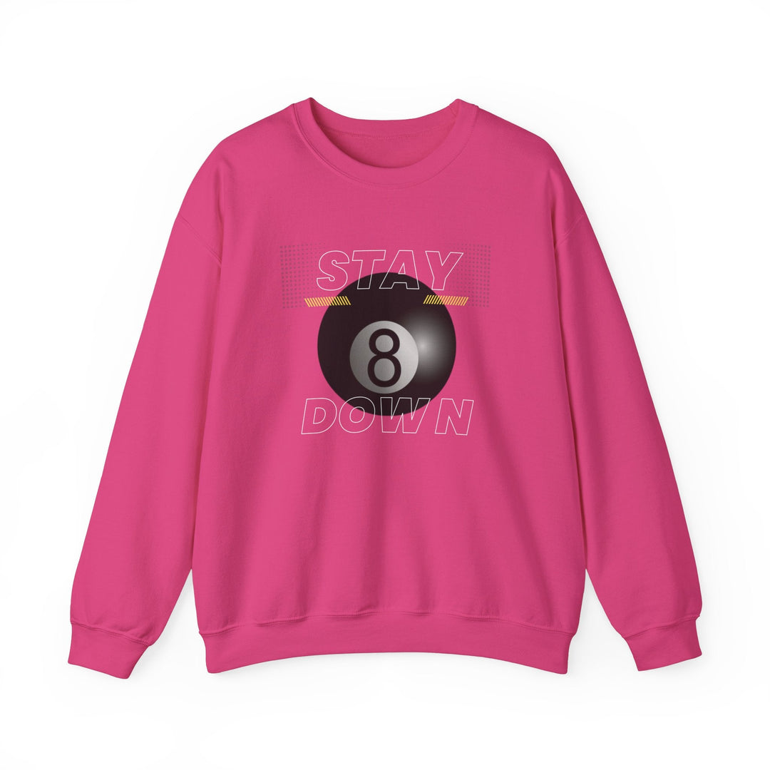 Stay Down 8 Ball Billiards - Unisex Crewneck Sweatshirt - BFLY BILLIARDS