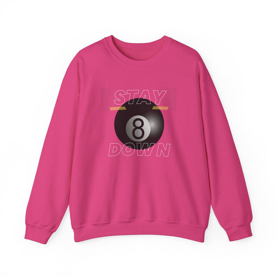 Stay Down 8 Ball Billiards - Unisex Crewneck Sweatshirt - BFLY BILLIARDS