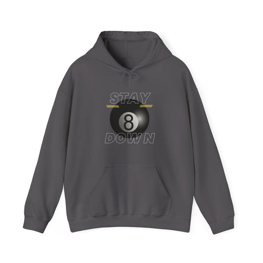 Stay Down 8 Ball Billiards - Unisex Pullover Hoodie - BFLY BILLIARDS