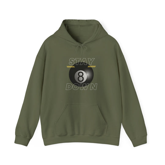 Stay Down 8 Ball Billiards - Unisex Pullover Hoodie - BFLY BILLIARDS