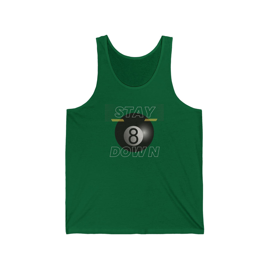 Stay Down 8 Ball Billiards - Unisex Tank Top - BFLY BILLIARDS