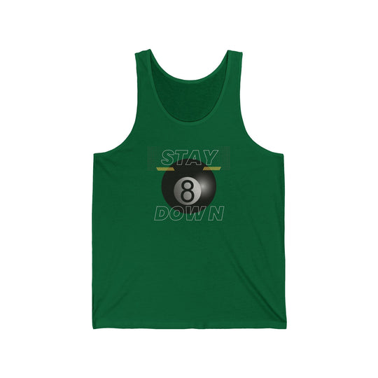 Stay Down 8 Ball Billiards - Unisex Tank Top - BFLY BILLIARDS