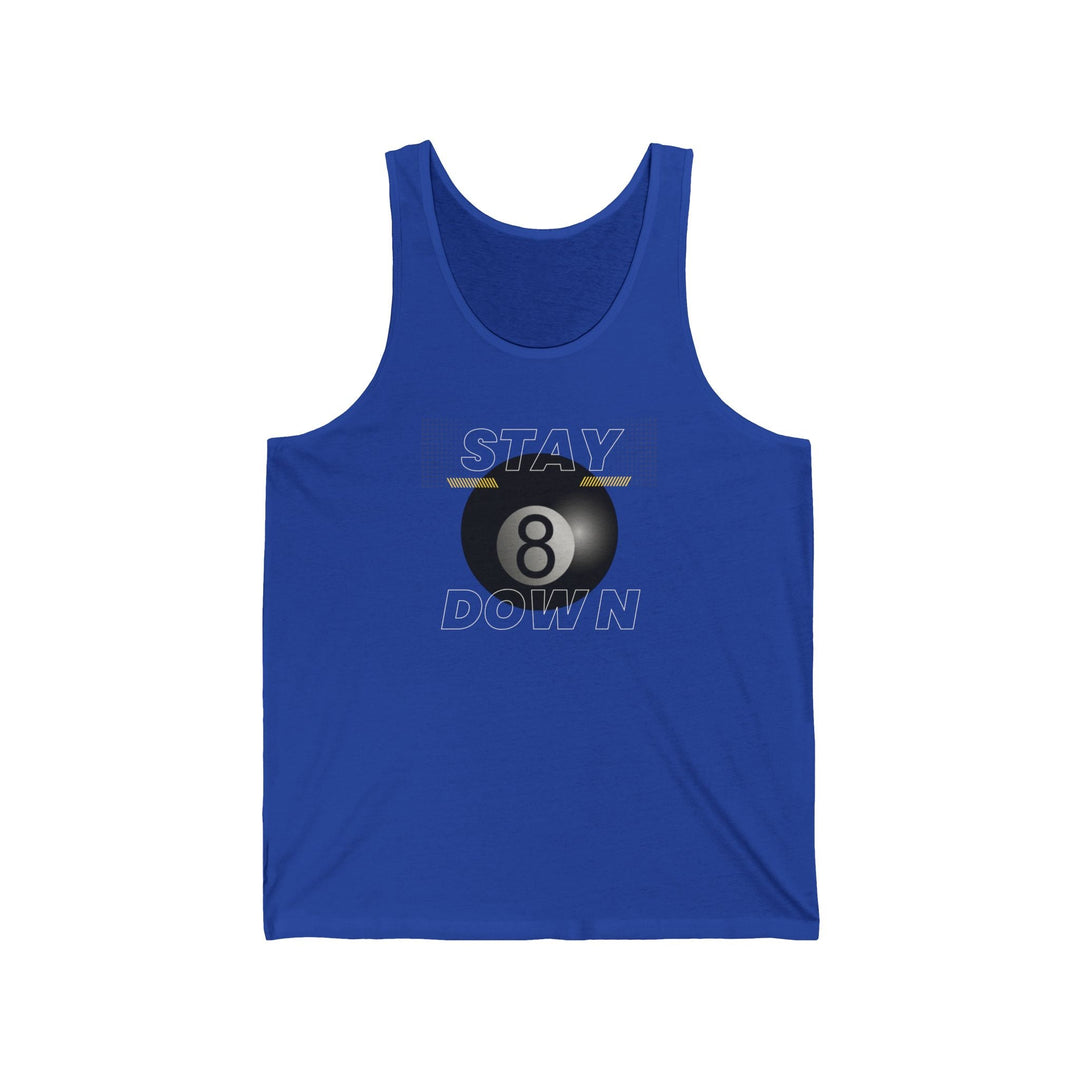 Stay Down 8 Ball Billiards - Unisex Tank Top - BFLY BILLIARDS