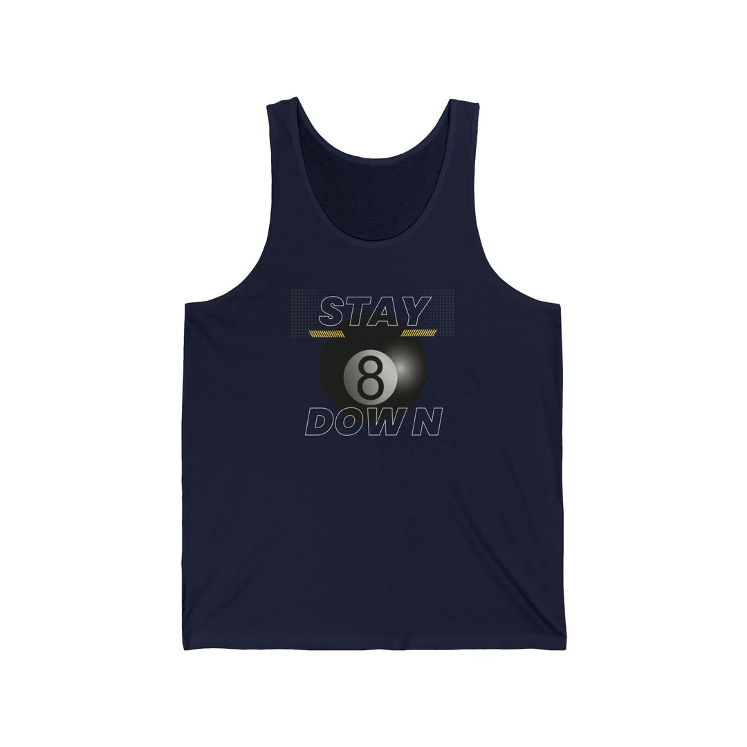 Stay Down 8 Ball Billiards - Unisex Tank Top - BFLY BILLIARDS