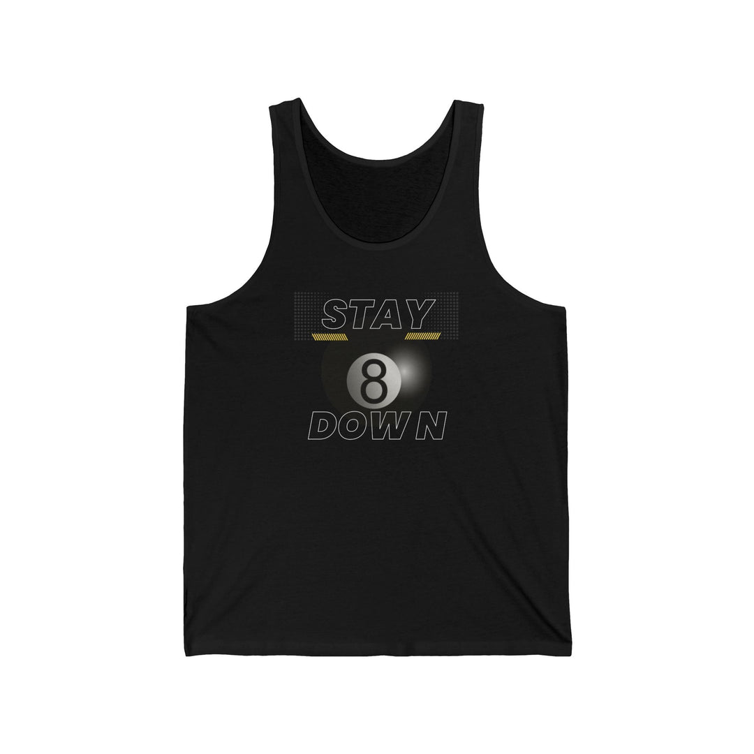 Stay Down 8 Ball Billiards - Unisex Tank Top - BFLY BILLIARDS