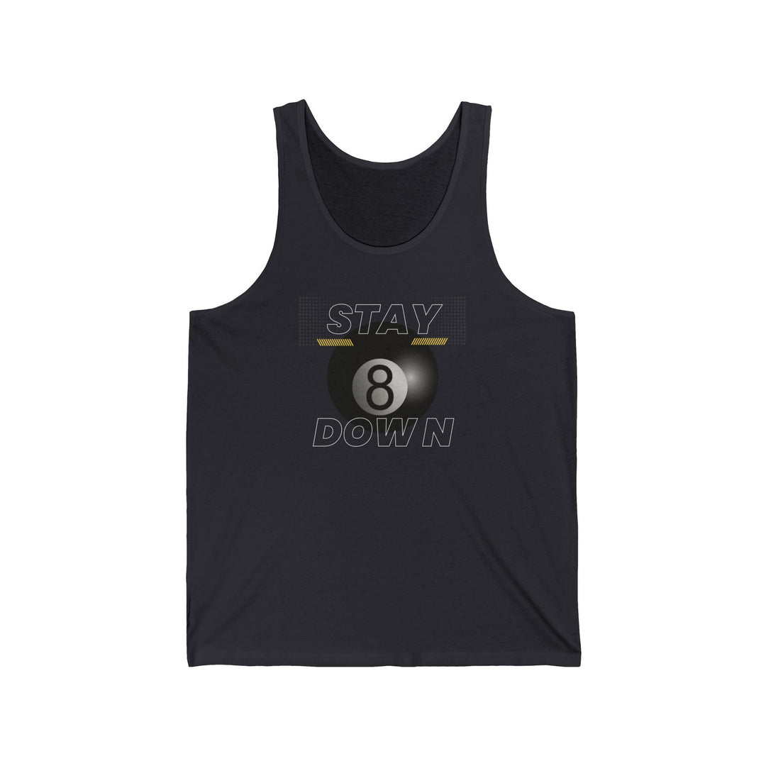 Stay Down 8 Ball Billiards - Unisex Tank Top - BFLY BILLIARDS
