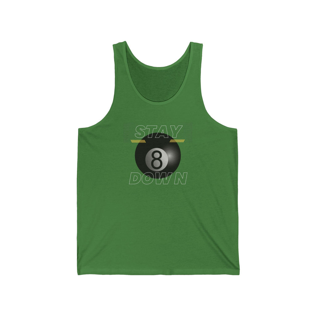 Stay Down 8 Ball Billiards - Unisex Tank Top - BFLY BILLIARDS