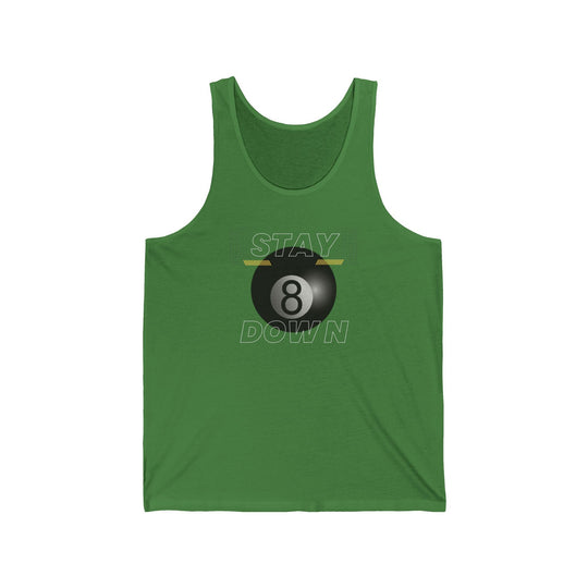 Stay Down 8 Ball Billiards - Unisex Tank Top - BFLY BILLIARDS