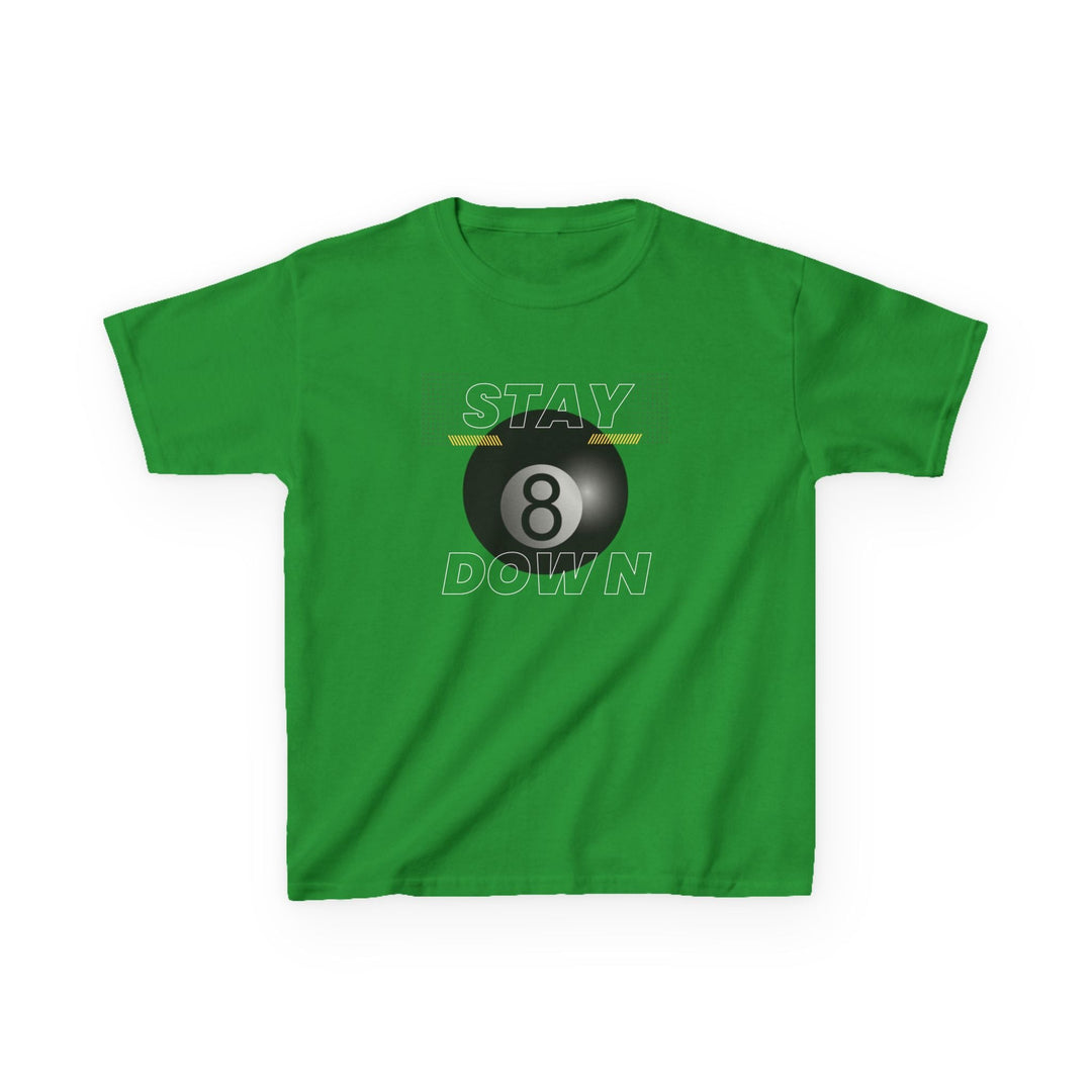 Stay Down 8 Ball Billiards - Youth Cotton Tee - BFLY BILLIARDS