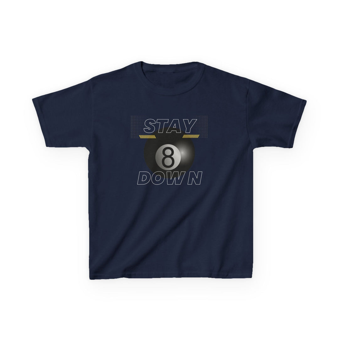 Stay Down 8 Ball Billiards - Youth Cotton Tee - BFLY BILLIARDS