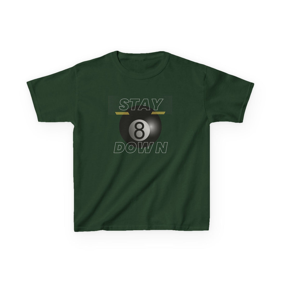Stay Down 8 Ball Billiards - Youth Cotton Tee - BFLY BILLIARDS
