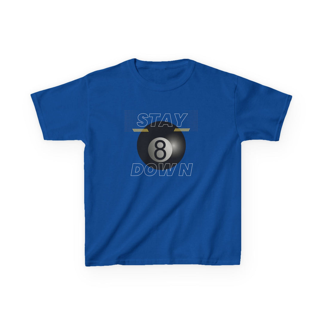Stay Down 8 Ball Billiards - Youth Cotton Tee - BFLY BILLIARDS