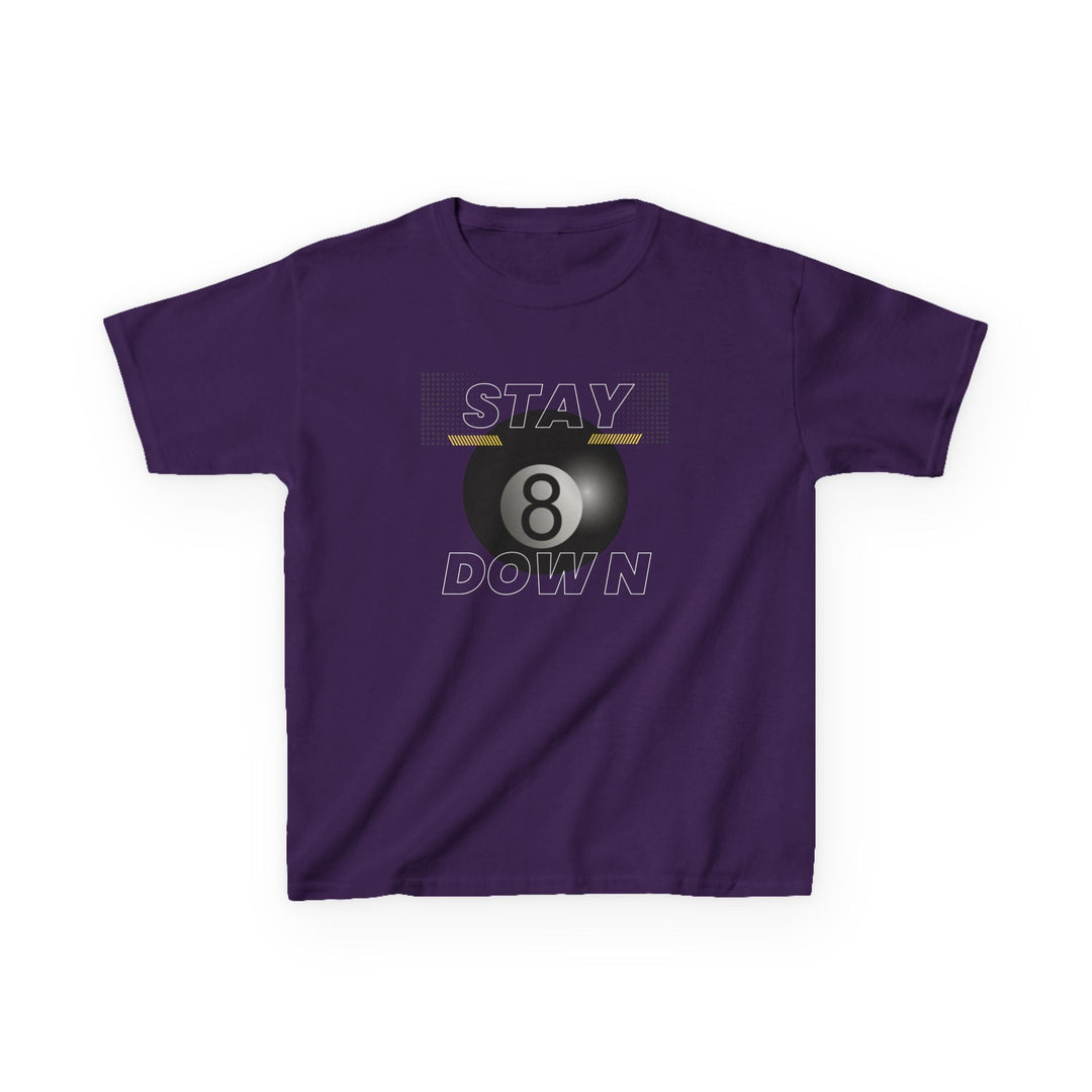Stay Down 8 Ball Billiards - Youth Cotton Tee - BFLY BILLIARDS
