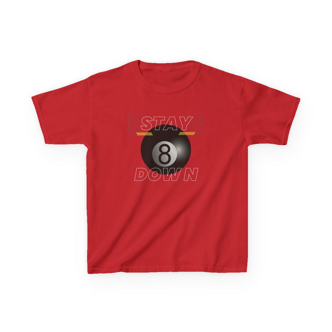 Stay Down 8 Ball Billiards - Youth Cotton Tee - BFLY BILLIARDS