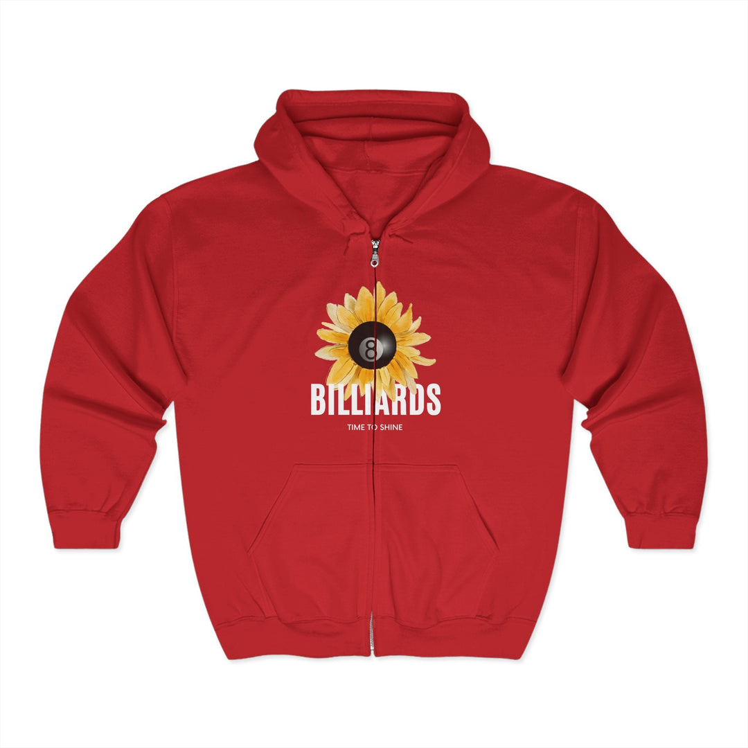 Sunflower Billiards - Full Zip Hoodie - BFLY BILLIARDS