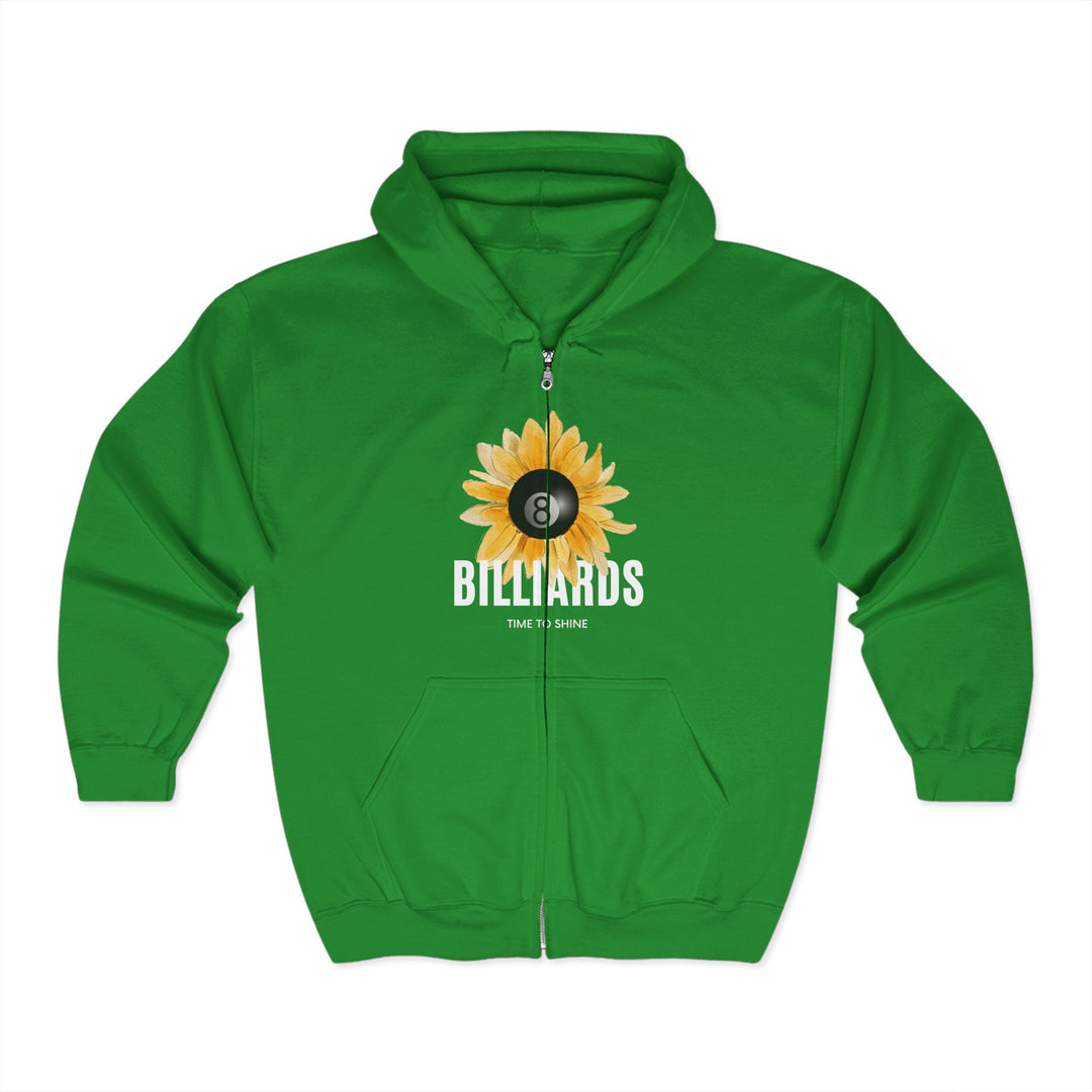 Sunflower Billiards - Full Zip Hoodie - BFLY BILLIARDS