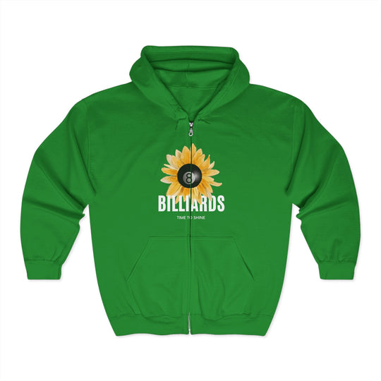 Sunflower Billiards - Full Zip Hoodie - BFLY BILLIARDS
