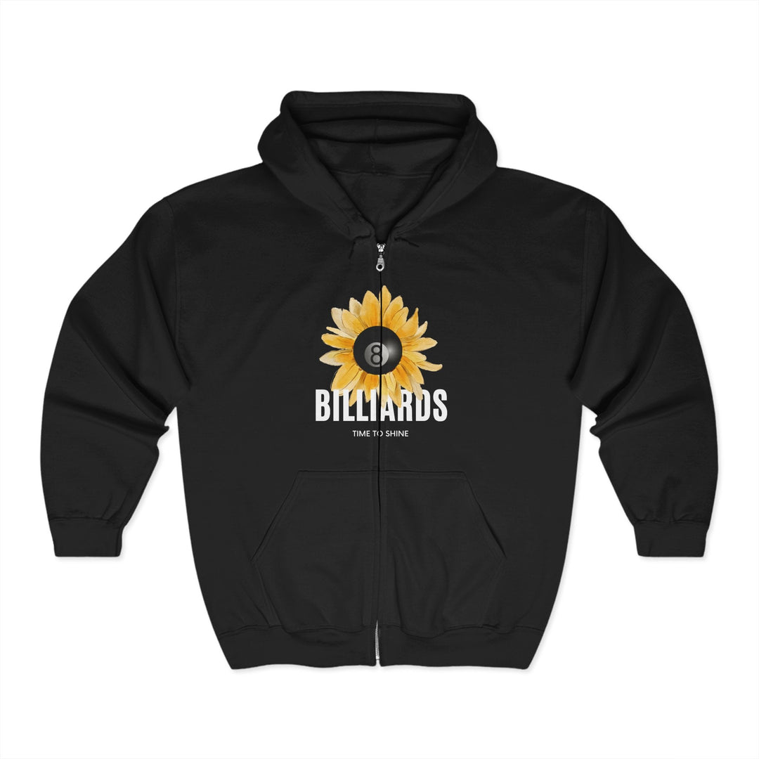 Sunflower Billiards - Full Zip Hoodie - BFLY BILLIARDS