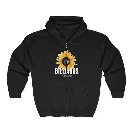 Sunflower Billiards - Full Zip Hoodie - BFLY BILLIARDS