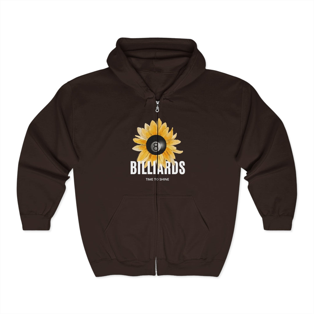 Sunflower Billiards - Full Zip Hoodie - BFLY BILLIARDS