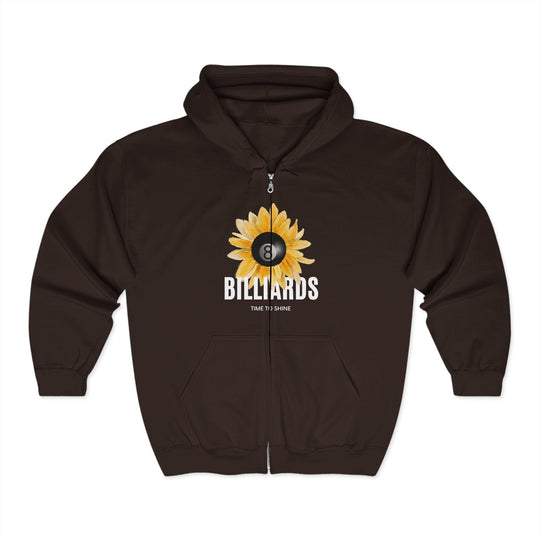 Sunflower Billiards - Full Zip Hoodie - BFLY BILLIARDS