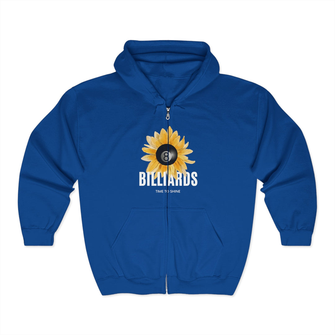 Sunflower Billiards - Full Zip Hoodie - BFLY BILLIARDS