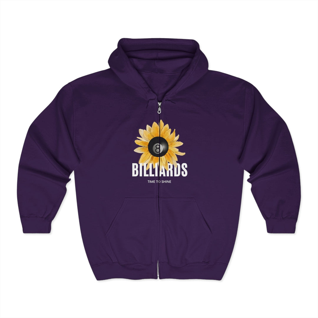 Sunflower Billiards - Full Zip Hoodie - BFLY BILLIARDS