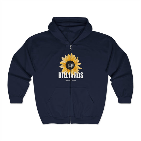 Sunflower Billiards - Full Zip Hoodie - BFLY BILLIARDS