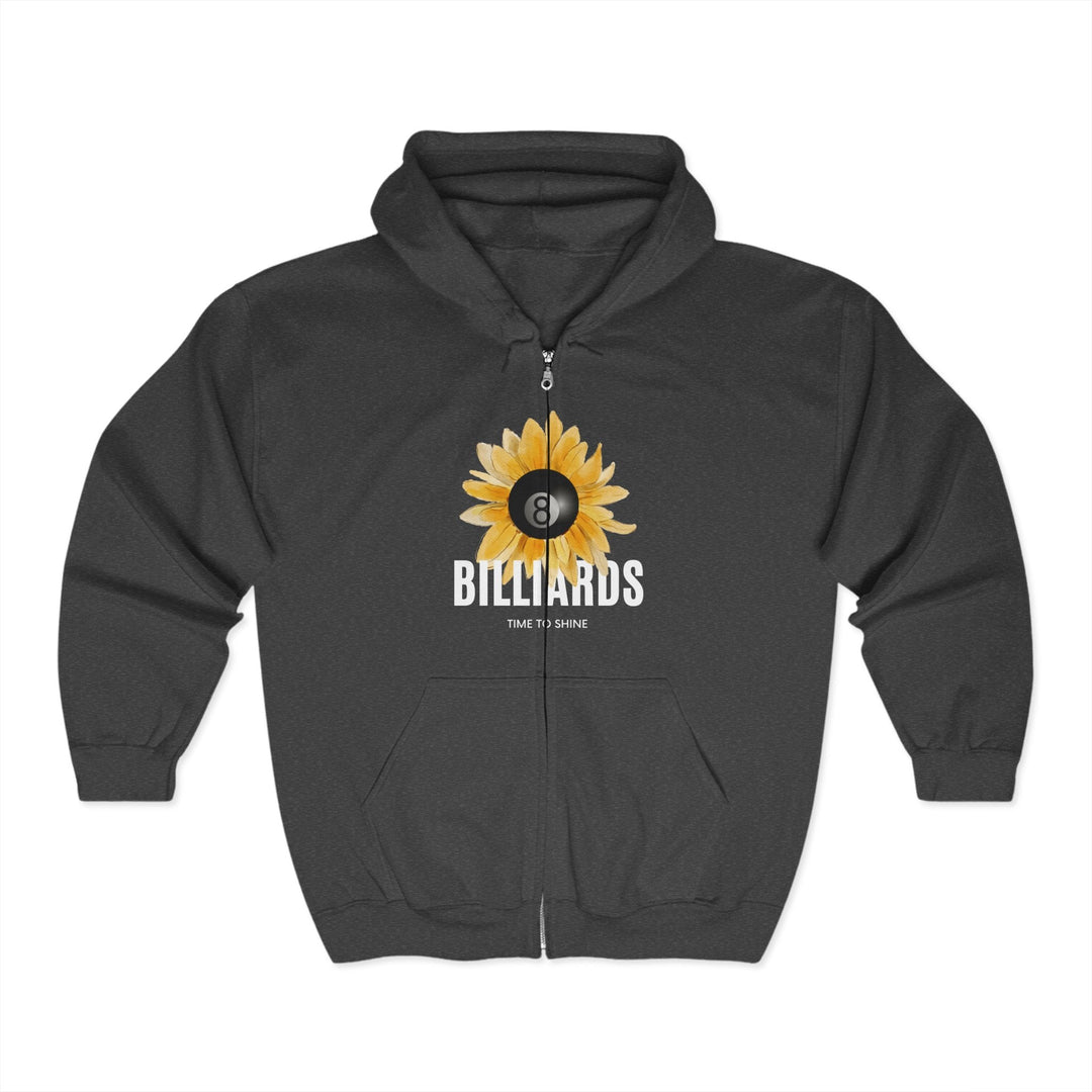 Sunflower Billiards - Full Zip Hoodie - BFLY BILLIARDS