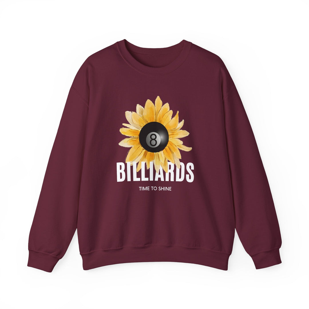Sunflower Billiards - Unisex Crewneck Sweatshirt - BFLY BILLIARDS