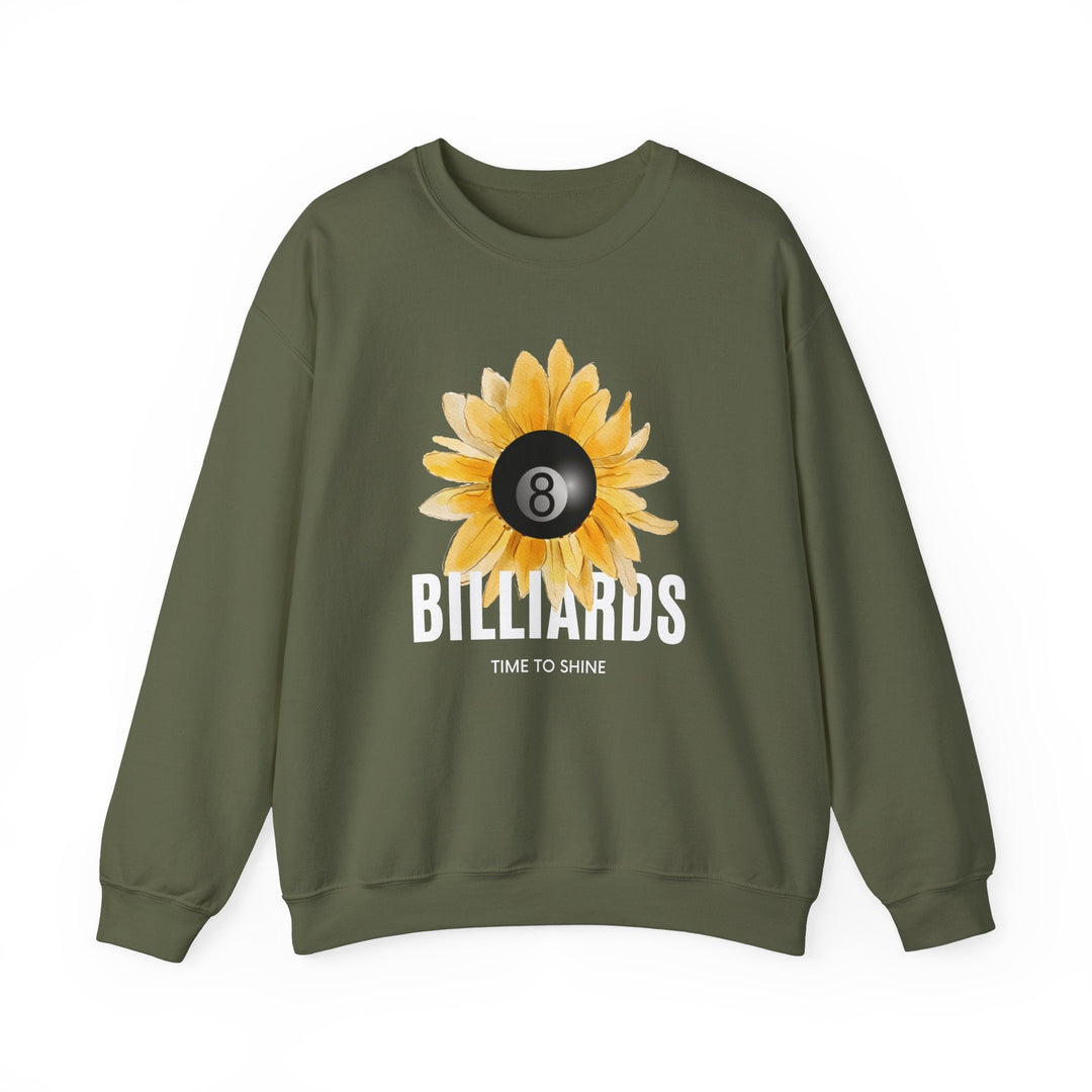 Sunflower Billiards - Unisex Crewneck Sweatshirt - BFLY BILLIARDS