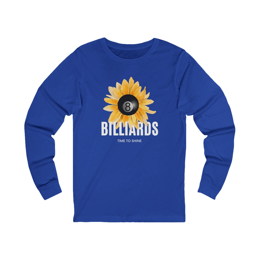 Sunflower Billiards - Unisex Long Sleeve Tee - BFLY BILLIARDS