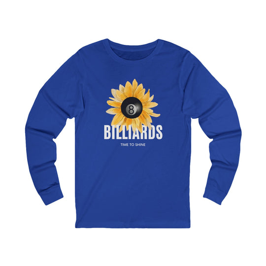 Sunflower Billiards - Unisex Long Sleeve Tee - BFLY BILLIARDS
