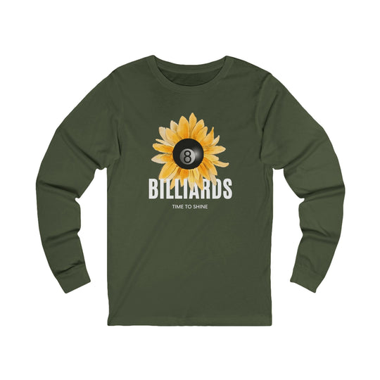 Sunflower Billiards - Unisex Long Sleeve Tee - BFLY BILLIARDS