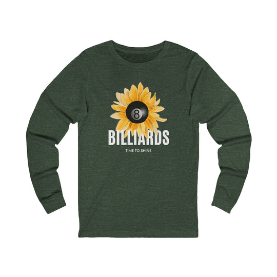 Sunflower Billiards - Unisex Long Sleeve Tee - BFLY BILLIARDS