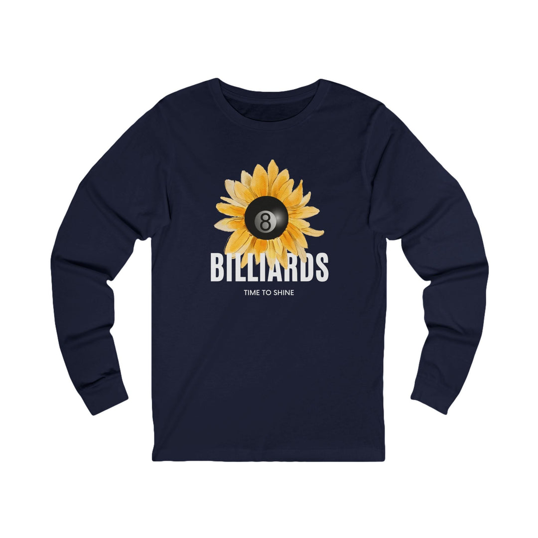 Sunflower Billiards - Unisex Long Sleeve Tee - BFLY BILLIARDS